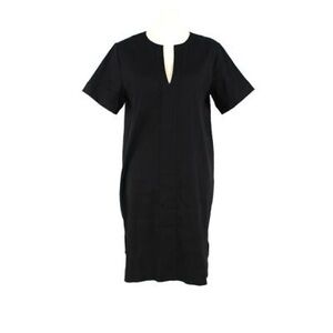 Theory Linen Black Mini Dress Size 4